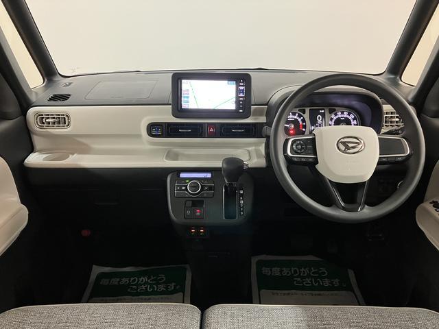 ムーヴキャンバス ストライプスG/走行0.5万km/ナビ/パノラマ/ドラレコ 1年保証/走行0.5万km/ナビ(NMZL-W72D)/パノラマモニター/前後ドラレコ/両側パワースライドドア/前席シートヒーター/LEDヘッドライト・フォグランプ/キーフリー/オートエアコン(3枚目)