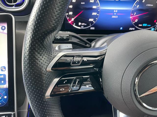Ｃクラスステーションワゴン Ｃ２００ステーションワゴンアバンギャルドＡＭＧライＰ　ＡＭＧラインパッケージ　ベーシックパッケージ　リア・アクスルステアリング　パノラミックスライディングルーフ　ＰＲＥ－ＳＡＦＥ　フットトランク機能付き　ブートコンフォートパッケージ付　カバンサイトブルー（21枚目）