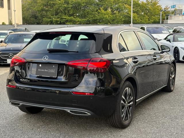 Ａクラス Ａ２００ｄ　コスモスブラック　ＭＰ２０２５０１　認定中古車メーカー保証２年付（4枚目）