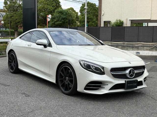 Ｓクラス Ｓ５６０　４マチック　クーペ　ＡＭＧライン　左ＨＤ　レザーエクスクルーシブパッケージ　スワロフスキークリスタルパッケージ　ダイヤモンドホワイト　ＡＭＧライン　認定中古車メーカー保証２年付　車検受渡し（2枚目）