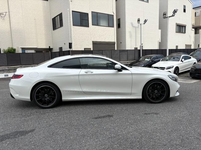 Ｓクラス Ｓ５６０　４マチック　クーペ　ＡＭＧライン　左ＨＤ　レザーエクスクルーシブパッケージ　スワロフスキークリスタルパッケージ　ダイヤモンドホワイト　ＡＭＧライン　認定中古車メーカー保証２年付　車検受渡し（3枚目）