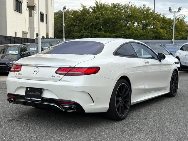 Ｓクラス Ｓ５６０　４マチック　クーペ　ＡＭＧライン　左ＨＤ　レザーエクスクルーシブパッケージ　スワロフスキークリスタルパッケージ　ダイヤモンドホワイト　ＡＭＧライン　認定中古車メーカー保証２年付　車検受渡し（4枚目）