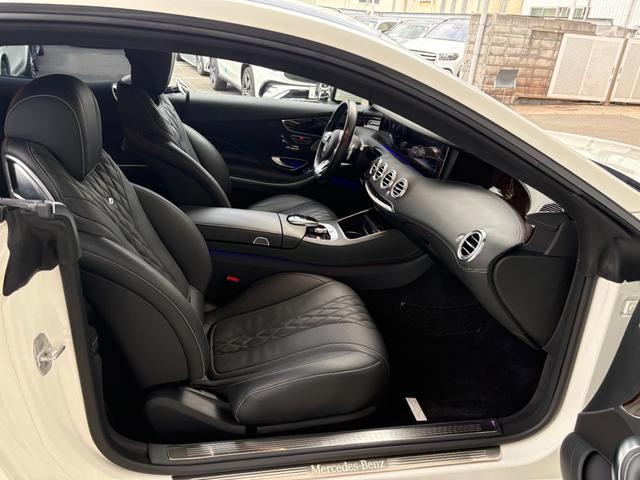 Ｓクラス Ｓ５６０　４マチック　クーペ　ＡＭＧライン　左ＨＤ　レザーエクスクルーシブパッケージ　スワロフスキークリスタルパッケージ　ダイヤモンドホワイト　ＡＭＧライン　認定中古車メーカー保証２年付　車検受渡し（18枚目）