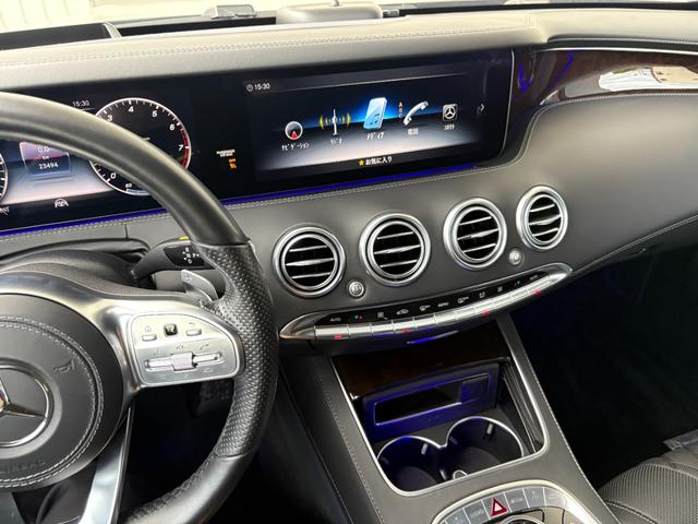 Ｓクラス Ｓ５６０　４マチック　クーペ　ＡＭＧライン　左ＨＤ　レザーエクスクルーシブパッケージ　スワロフスキークリスタルパッケージ　ダイヤモンドホワイト　ＡＭＧライン　認定中古車メーカー保証２年付　車検受渡し（36枚目）