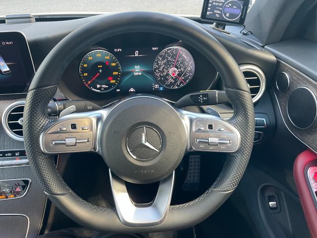 Cクラス C180クーペ スポーツ レザーエクスクルーシブパッケージ ダイヤモンドホワイト 本革クランベリーレッド/ブラック 認定中古車メーカー保証2年付 車検受渡し(18枚目)