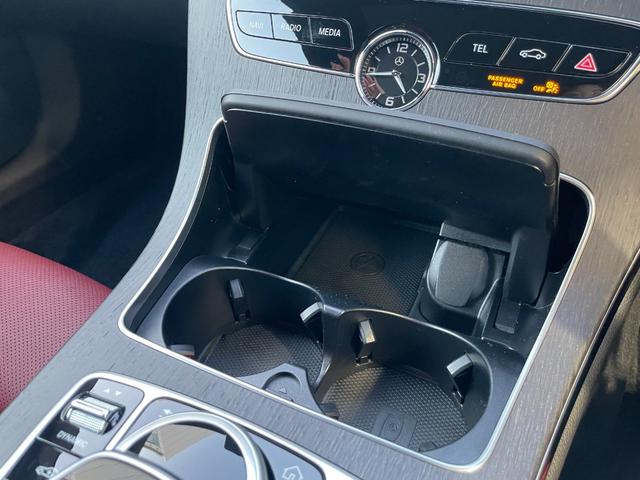 Cクラス C180クーペ スポーツ レザーエクスクルーシブパッケージ ダイヤモンドホワイト 本革クランベリーレッド/ブラック 認定中古車メーカー保証2年付 車検受渡し(43枚目)