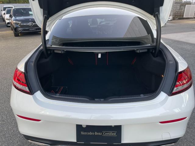 Cクラス C180クーペ スポーツ レザーエクスクルーシブパッケージ ダイヤモンドホワイト 本革クランベリーレッド/ブラック 認定中古車メーカー保証2年付 車検受渡し(52枚目)