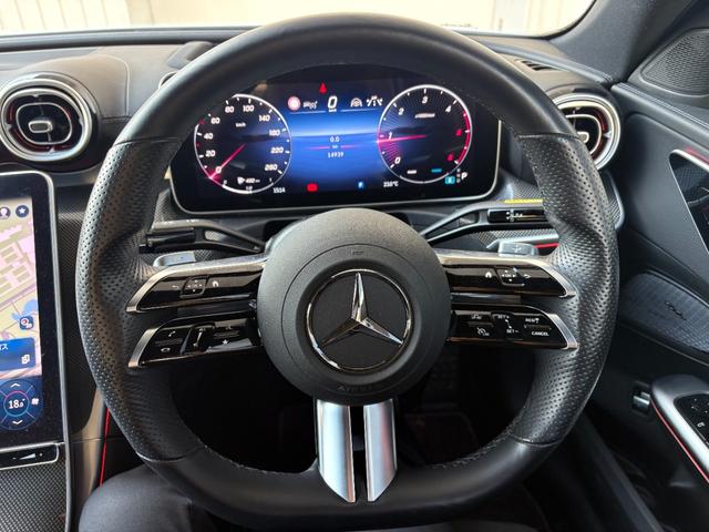 Cクラス C220dアバンギャルド AMGラインパッケージ リア・アクスルステアリング オパリスホワイト パノラミックスライディングルーフ ベーシックパッケージ AMGライン(20枚目)