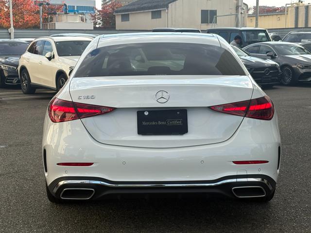 Cクラス C180アバンギャルド AMGライン オパリスホワイト パノラミックスライディングルーフ ベーシックパッケージ AMGラインパッケージ MP202301(5枚目)