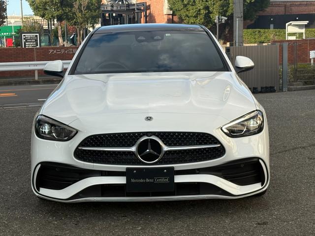 Cクラス C180アバンギャルド AMGライン オパリスホワイト パノラミックスライディングルーフ ベーシックパッケージ AMGラインパッケージ MP202301(9枚目)