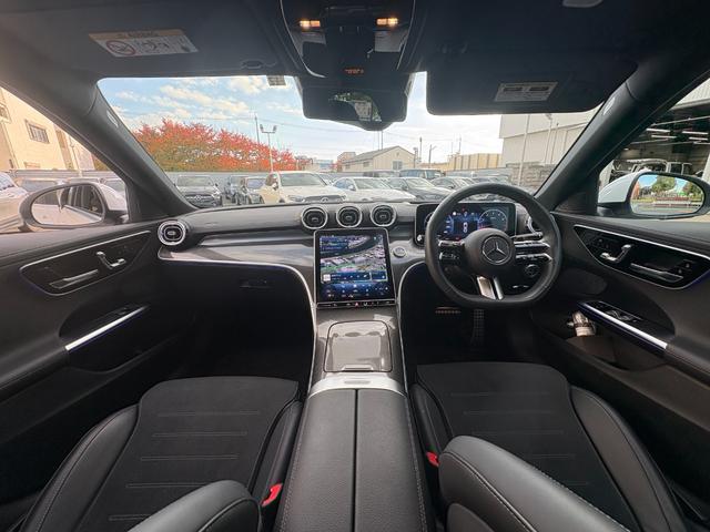 Cクラス C180アバンギャルド AMGライン オパリスホワイト パノラミックスライディングルーフ ベーシックパッケージ AMGラインパッケージ MP202301(14枚目)