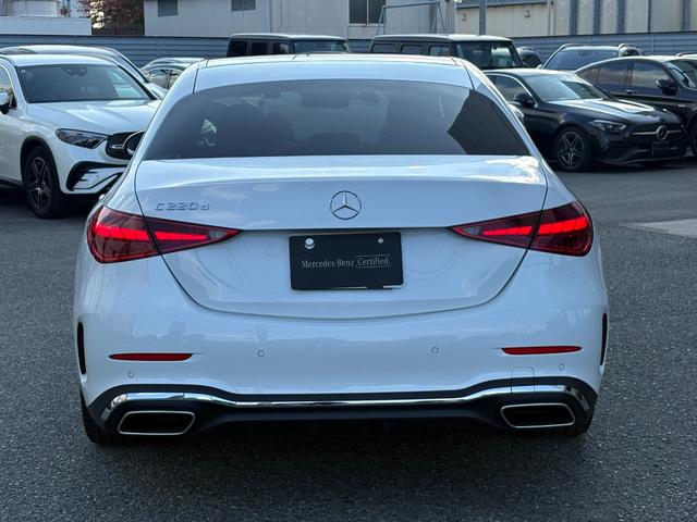 Cクラス C220dアバンギャルド AMGラインパッケージ オパリスホワイト ベーシックパッケージ AMGラインパッケージ(5枚目)