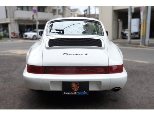 ９１１ ９１１カレラ２　正規ディーラー車　ブラックレザーシート　空冷水平対向６気筒エンジン　ＥＴＣ　ティプトロニック　パワーステアリング　パワーウインドー　集中ドアロック　ＡＢＳ　フルオートエアコン　電動格納式リアスポイラー（6枚目）