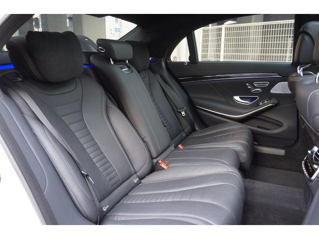 Ｓクラス Ｓ５５０ロング　正規Ｄ車　ＡＭＧライン　ＬＥＤ　ＨＤＤナビ地Ｄ　３６０°カメラ　黒革シート＋Ａ／Ｃ　ＨＵＤ　ＳＲ　ハンズフリー電動トランク　ソフトクローズ　ＡＣＣ　ディストロ＋　ＢＳＭ　ＬＫＡ　ＲＣＰＡ　ブルメスター（14枚目）