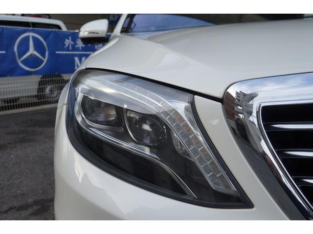 Ｓクラス Ｓ５５０ロング　正規Ｄ車　ＡＭＧライン　ＬＥＤ　ＨＤＤナビ地Ｄ　３６０°カメラ　黒革シート＋Ａ／Ｃ　ＨＵＤ　ＳＲ　ハンズフリー電動トランク　ソフトクローズ　ＡＣＣ　ディストロ＋　ＢＳＭ　ＬＫＡ　ＲＣＰＡ　ブルメスター（19枚目）