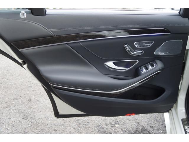 Ｓクラス Ｓ５５０ロング　正規Ｄ車　ＡＭＧライン　ＬＥＤ　ＨＤＤナビ地Ｄ　３６０°カメラ　黒革シート＋Ａ／Ｃ　ＨＵＤ　ＳＲ　ハンズフリー電動トランク　ソフトクローズ　ＡＣＣ　ディストロ＋　ＢＳＭ　ＬＫＡ　ＲＣＰＡ　ブルメスター（38枚目）