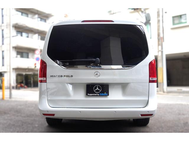 Vクラス V220d マルコポーロホライゾン 正規D車 1オーナー インテリLED MBUXHDDナビ地デジ 360°カメラ 両側電動スライドドア 電動リアゲート ポップアップルーフ フルフラット3列目シート サイドタープ ABA BSA LKA(6枚目)