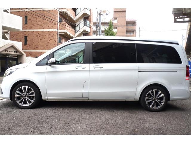 Vクラス V220d マルコポーロホライゾン 正規D車 1オーナー インテリLED MBUXHDDナビ地デジ 360°カメラ 両側電動スライドドア 電動リアゲート ポップアップルーフ フルフラット3列目シート サイドタープ ABA BSA LKA(8枚目)