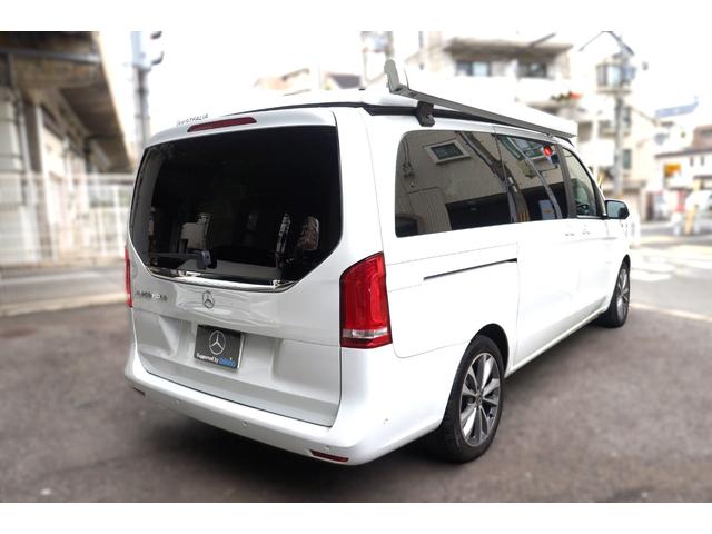 Vクラス V220d マルコポーロホライゾン 正規D車 1オーナー インテリLED MBUXHDDナビ地デジ 360°カメラ 両側電動スライドドア 電動リアゲート ポップアップルーフ フルフラット3列目シート サイドタープ ABA BSA LKA(57枚目)