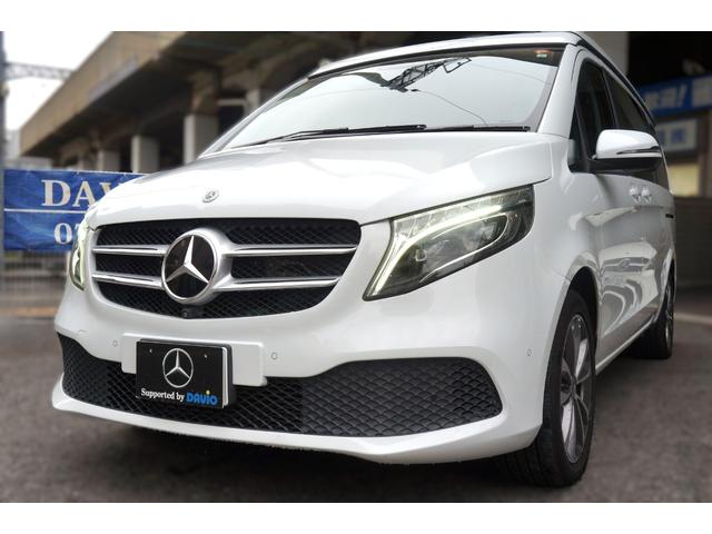 Vクラス V220d マルコポーロホライゾン 正規D車 1オーナー インテリLED MBUXHDDナビ地デジ 360°カメラ 両側電動スライドドア 電動リアゲート ポップアップルーフ フルフラット3列目シート サイドタープ ABA BSA LKA(62枚目)