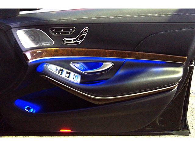 Sクラス S400ハイブリッド エクスクルーシブ 正規D車 インテリLED 黒革+Fヒーター&A/C 純正HDDナビ+地デジ 360°カメラ ハンズフリー機能付電動トランク スマートキー レーダーセーフティーPKG ブルメスター SR ETC(24枚目)