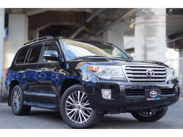 ランドクルーザー ＺＸ　ＨＩＤ　黒革シート　１・２列ヒーター＋Ｆベンチレーション　純正ＨＤＤナビ＋地デジ　３６０°カメラ　後席電動スライド　電動格納３ｒｄシート　電動Ｒゲート　オートライト　チルト＆スライディングガラスＳ／Ｒ（3枚目）