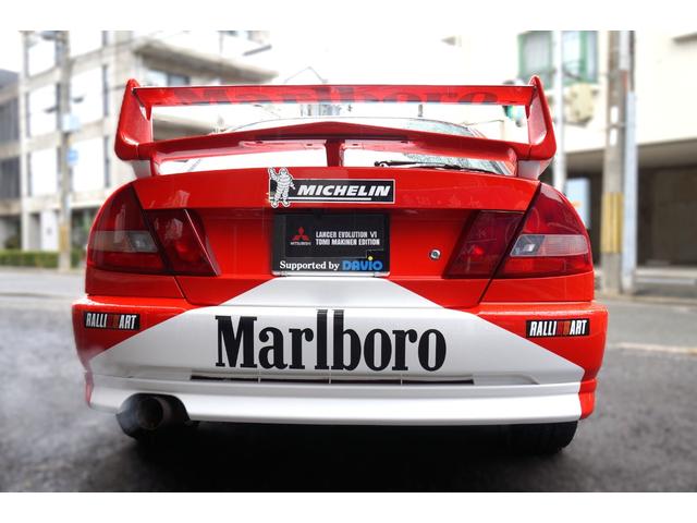 ランサー ＧＳＲエボＶＩトミーマキネンＥＤカラーリングＰ　１オーナー　Ｇｒ．Ａ三菱ワークステスト車カラーリング　ＯＭＰラリーアートステアリング　ラリーアートスポーツＥＣＵ　６速Ｍ／Ｔ　Ｆ．ａｌｃｏｎ／Ｒ．ＡＰキャリパー　ＬＳＤ　ラリーアート限定エンケイＡ／Ｗ（6枚目）