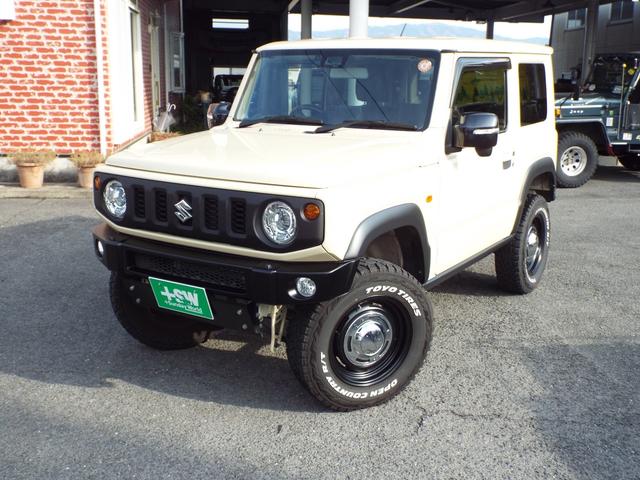 ジムニー ＸＣ　ジャオス足回り　ＤＥＡＮアルミ　オーバーフェンダー　社外前後バンパー　シートカバー　左右アームレスト　パナソニック１０インチナビＴＶ　バックカメラ　ＥＴＣ　前後ドラレコ　シートヒーター（3枚目）