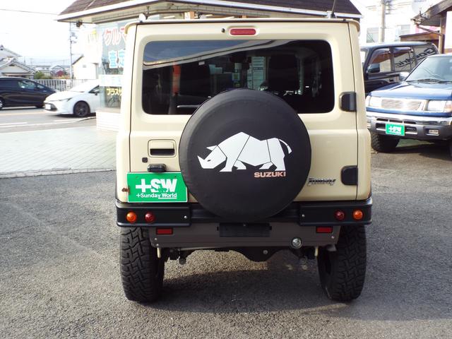 ジムニー ＸＣ　ジャオス足回り　ＤＥＡＮアルミ　オーバーフェンダー　社外前後バンパー　シートカバー　左右アームレスト　パナソニック１０インチナビＴＶ　バックカメラ　ＥＴＣ　前後ドラレコ　シートヒーター（8枚目）