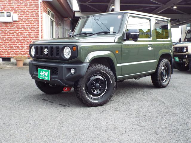 ジムニー ＸＣ　社外アルミ＆ＢＦグッドリッチタイヤ　社外ナビ、フルセグＴＶ、バックカメラ、ドラレコ　シートヒーター　社外シートカバー　５速マニュアル車（2枚目）