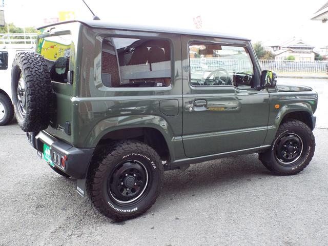 ジムニー ＸＣ　社外アルミ＆ＢＦグッドリッチタイヤ　社外ナビ、フルセグＴＶ、バックカメラ、ドラレコ　シートヒーター　社外シートカバー　５速マニュアル車（4枚目）