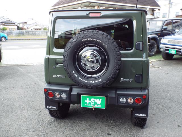 ジムニー ＸＣ　社外アルミ＆ＢＦグッドリッチタイヤ　社外ナビ、フルセグＴＶ、バックカメラ、ドラレコ　シートヒーター　社外シートカバー　５速マニュアル車（6枚目）