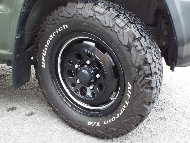 ジムニー ＸＣ　社外アルミ＆ＢＦグッドリッチタイヤ　社外ナビ、フルセグＴＶ、バックカメラ、ドラレコ　シートヒーター　社外シートカバー　５速マニュアル車（7枚目）