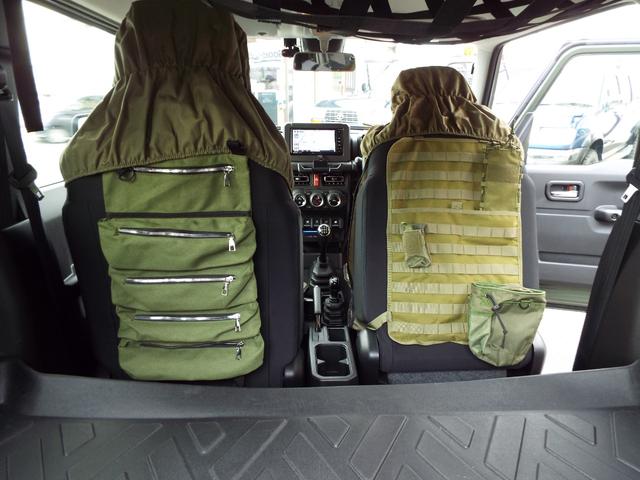 ジムニー ＸＣ　社外アルミ＆ＢＦグッドリッチタイヤ　社外ナビ、フルセグＴＶ、バックカメラ、ドラレコ　シートヒーター　社外シートカバー　５速マニュアル車（16枚目）