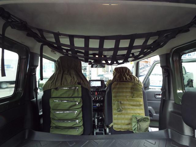 ジムニー ＸＣ　社外アルミ＆ＢＦグッドリッチタイヤ　社外ナビ、フルセグＴＶ、バックカメラ、ドラレコ　シートヒーター　社外シートカバー　５速マニュアル車（17枚目）