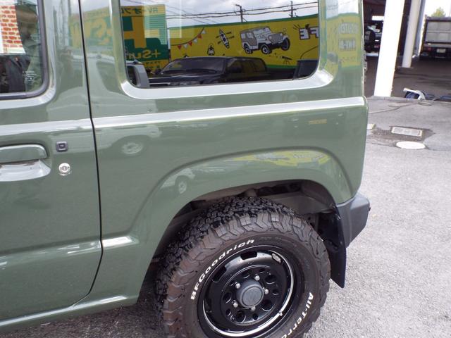 ジムニー ＸＣ　社外アルミ＆ＢＦグッドリッチタイヤ　社外ナビ、フルセグＴＶ、バックカメラ、ドラレコ　シートヒーター　社外シートカバー　５速マニュアル車（31枚目）