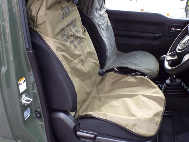 ジムニー ＸＣ　社外アルミ＆ＢＦグッドリッチタイヤ　社外ナビ、フルセグＴＶ、バックカメラ、ドラレコ　シートヒーター　社外シートカバー　５速マニュアル車（35枚目）