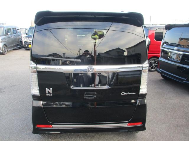N-BOXカスタム G ターボSSパッケージ スマートキープッシュスタート、ナビ、バックカメラ、TV、両側パワースライドドア、HID、ETC、ターボ車、クルーズコントロール、パドルシフト、シティーブレーキアクティブシステム(6枚目)