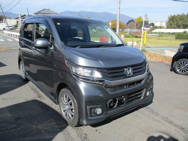 Ｎ－ＷＧＮカスタム Ｇ・Ａパッケージ　ワンオーナー、スマートキープッシュスタート、ナビ、ＴＶ、バックカメラ、クルーズコントロール、シティーブレーキアクティブシステム、ＥＴＣ、ＨＩＤ（2枚目）