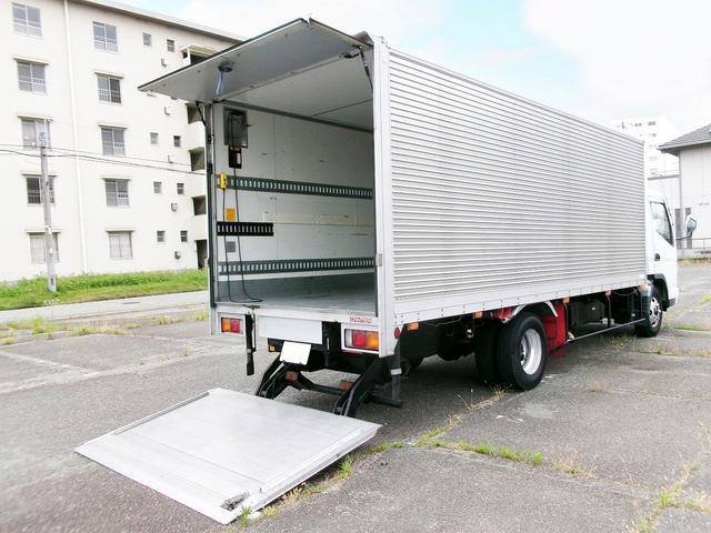 キャンター 　アルミバン　跳ね上げＰＧ付き　ＰＯＷＥＲゲート　ワイドロング　超ロング　３トン車　３ｔ　積載２．５６ｔ　ＫＫ－　排ガス浄化作業無し　トラック（10枚目）