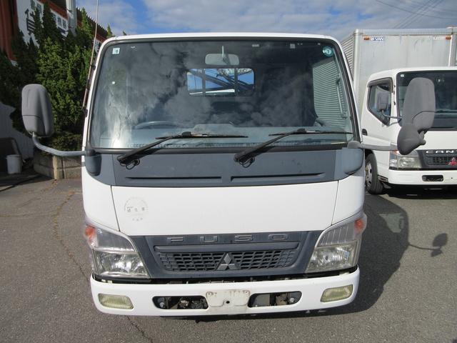 キャンター クレーン付　クレーン付平ボディ　３段ブーム　タダノ製クレーン　３方開　床鉄板　ミッション２トン　２ｔ　簡易クレーン（4枚目）