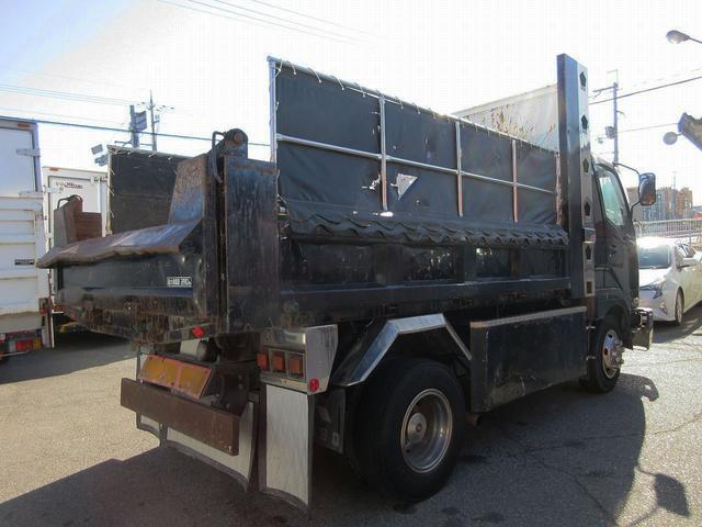 ファイター 　ダンプ　電動コボレーン　積載３．６５トン　ミッション　　前出しバンパー　６Ｍ６１　排ガス浄化作業なし　生エンジン　４トンダンプ　４ｔダンプ（5枚目）