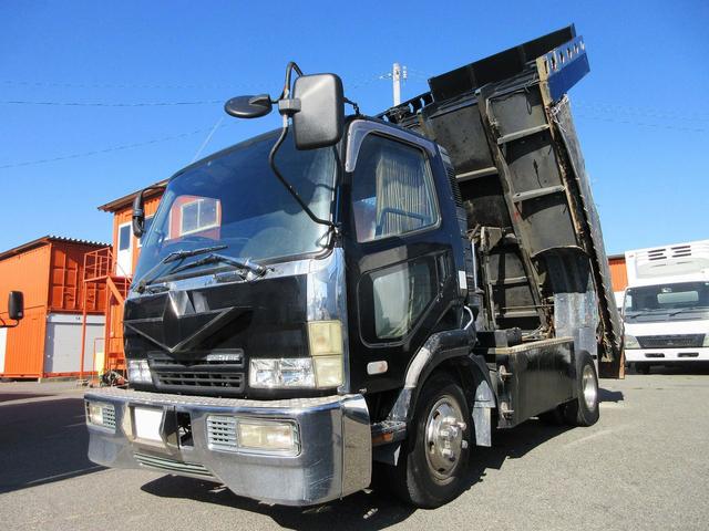 ファイター 　ダンプ　電動コボレーン　積載３．６５トン　ミッション　　前出しバンパー　６Ｍ６１　排ガス浄化作業なし　生エンジン　４トンダンプ　４ｔダンプ（7枚目）