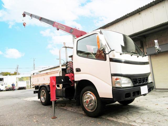 トヨエース トラック クレーン付き平ボディ 古河製4段ブーム ラジコン フックイン 積載2.75 3トン車 3t 車検R8年4月23日ミッション MT車(3枚目)