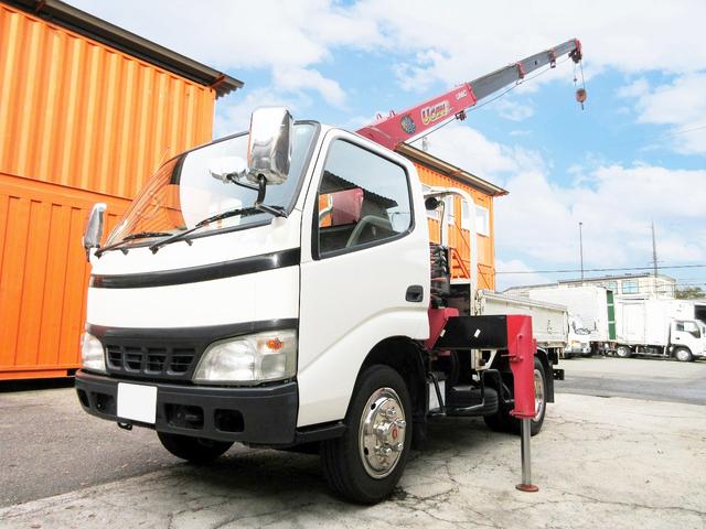 トヨエース トラック クレーン付き平ボディ 古河製4段ブーム ラジコン フックイン 積載2.75 3トン車 3t 車検R8年4月23日ミッション MT車(4枚目)