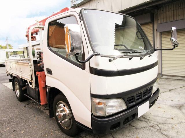 トヨエース トラック クレーン付き平ボディ 古河製4段ブーム ラジコン フックイン 積載2.75 3トン車 3t 車検R8年4月23日ミッション MT車(5枚目)