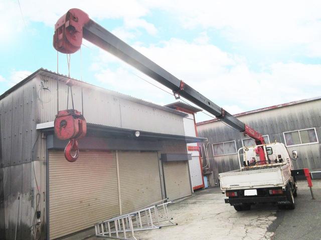 トヨエース トラック クレーン付き平ボディ 古河製4段ブーム ラジコン フックイン 積載2.75 3トン車 3t 車検R8年4月23日ミッション MT車(11枚目)