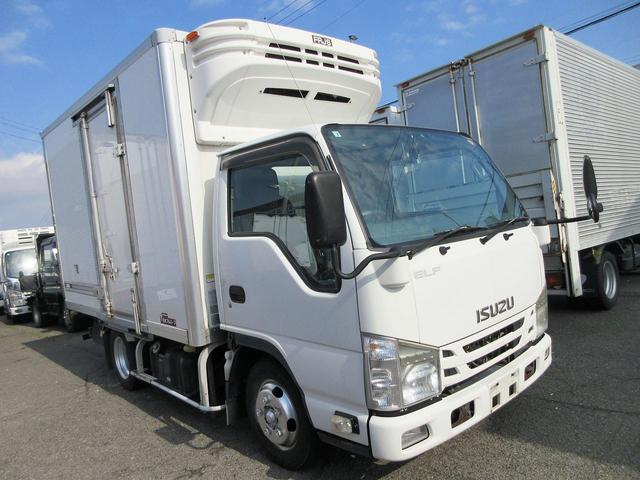 エルフトラック 冷蔵冷凍車 低温設定 -30度設定 両側サイド扉 ラッシング 菱重製 ミッション MT 床ステン 総重量4945Kg2トン 2t車(3枚目)