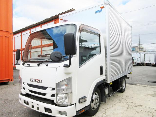 エルフトラック 　アルミバン　２ｔ　２トン　ミッション　ＭＴ車　ラッシング２段　車両総重量４６６５Ｋｇ　日本フルハーフ製　内高２１２（3枚目）