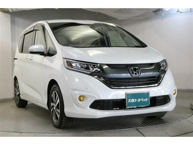 フリード Ｇ・ホンダセンシング　Ｆセグ　追突被害軽減ブレーキ　ｉストップ　Ｗエアバッグ　パワーウィンドウ　ＡＵＸ対応　アクティブクルーズコントロール　スマートキ　カーテンエアバッグ　カラーバックモニター　ＶＳＡ　エアコン　キーレス（3枚目）